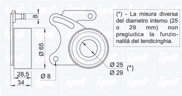 Tensioner Pulley, timing belt