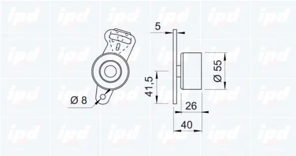 Tensioner Pulley, timing belt