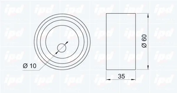 Tensioner Pulley, timing belt