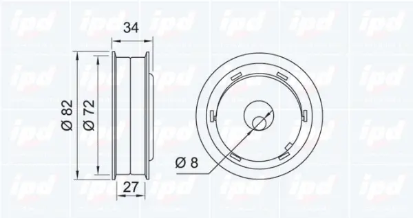 Tensioner Pulley, timing belt