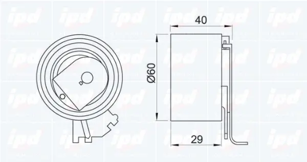 Tensioner Pulley, timing belt