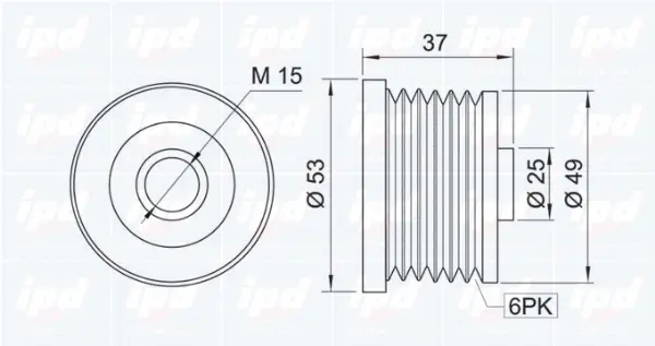 Alternator Freewheel Clutch