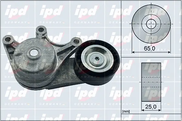Belt Tensioner, V-ribbed belt (15-3966)