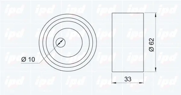 Tensioner Pulley, timing belt