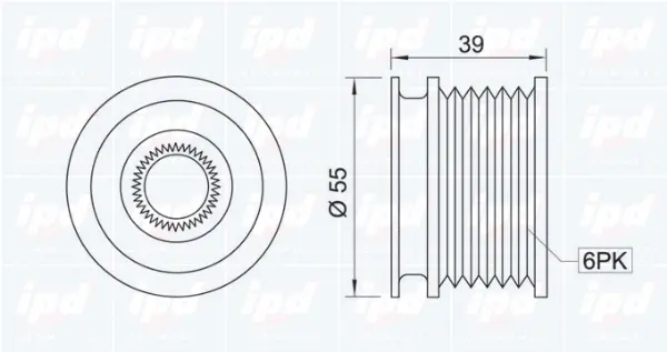 Alternator Freewheel Clutch