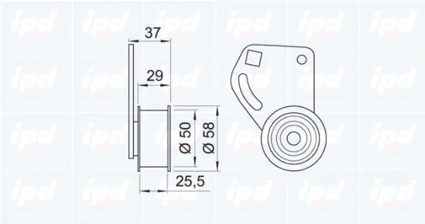 Tensioner Pulley, timing belt