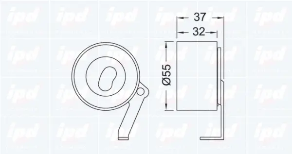 Tensioner Pulley, timing belt