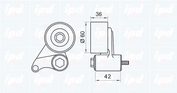 Tensioner Pulley, timing belt