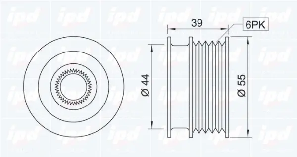 Alternator Freewheel Clutch