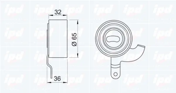 Tensioner Pulley, timing belt