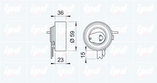 Tensioner Pulley, timing belt