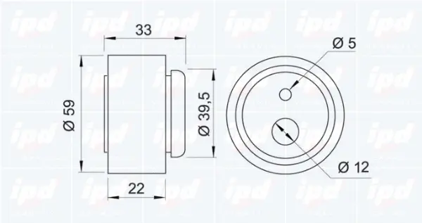 Tensioner Pulley, timing belt
