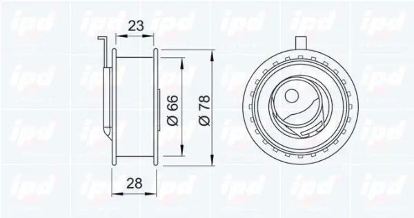 Tensioner Pulley, timing belt