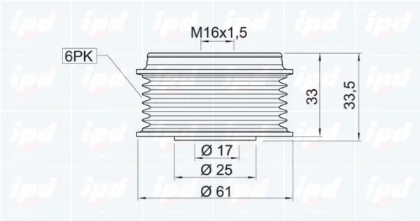 Alternator Freewheel Clutch