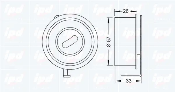 Tensioner Pulley, timing belt