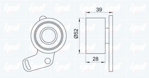Tensioner Pulley, timing belt