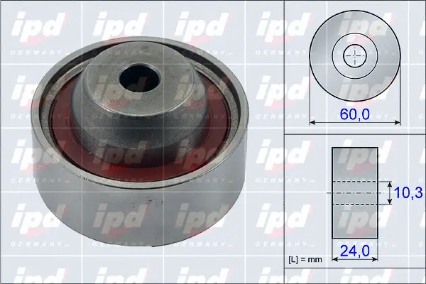 Deflection/Guide Pulley, timing belt (15-3886)