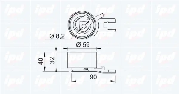 Tensioner Pulley, timing belt