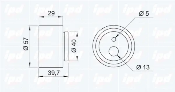 Tensioner Pulley, timing belt