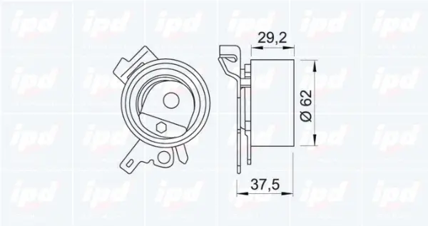 Tensioner Pulley, timing belt