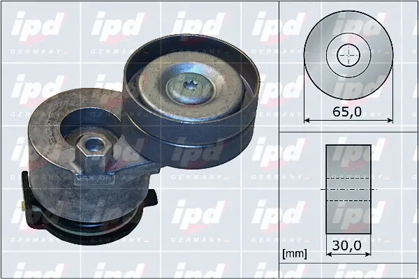 Belt Tensioner, V-ribbed belt (15-4113)