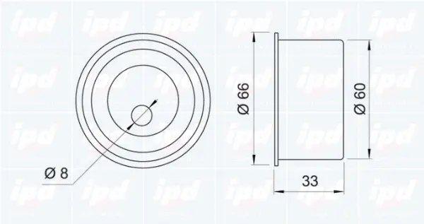 Tensioner Pulley, timing belt