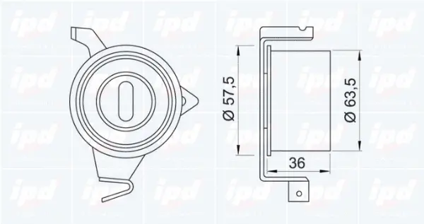 Tensioner Pulley, timing belt