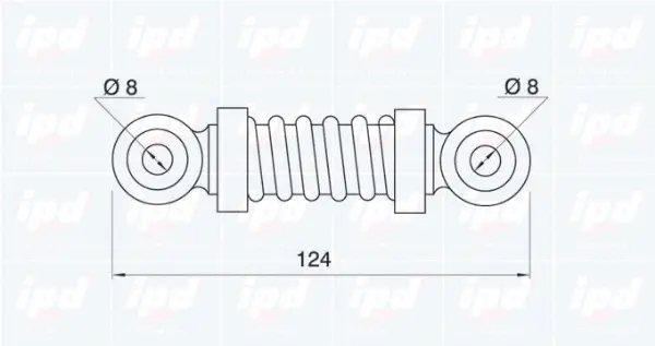 Vibration Damper, V-ribbed belt