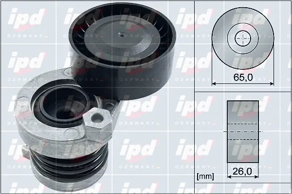 Belt Tensioner, V-ribbed belt (15-4095)