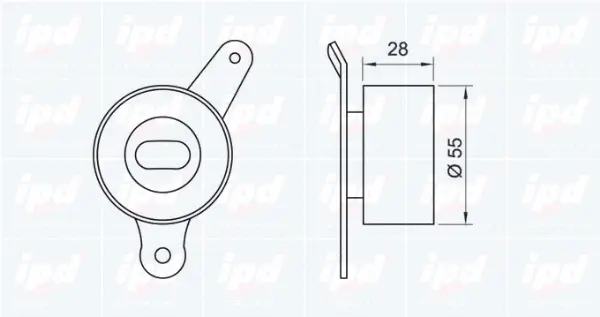 Tensioner Pulley, timing belt