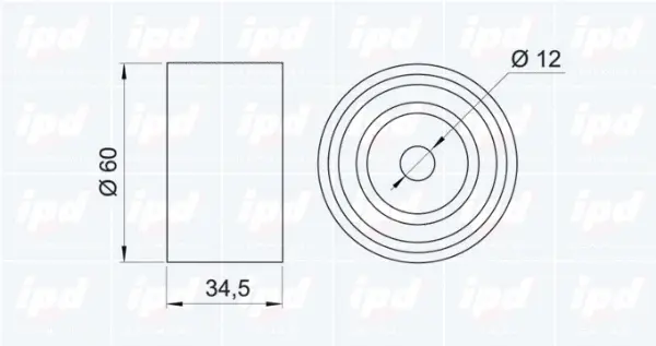 Tensioner Pulley, timing belt
