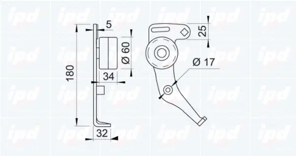 Tensioner Pulley, timing belt