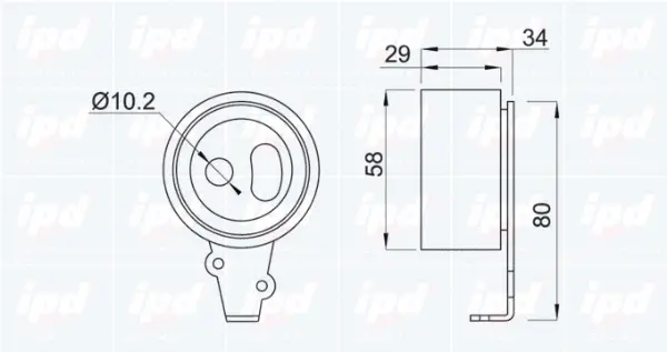 Tensioner Pulley, timing belt