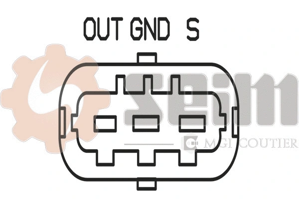 Sensor, crankshaft pulse