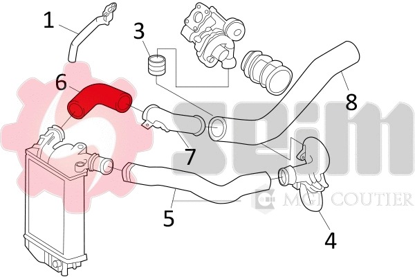 Charge Air Hose