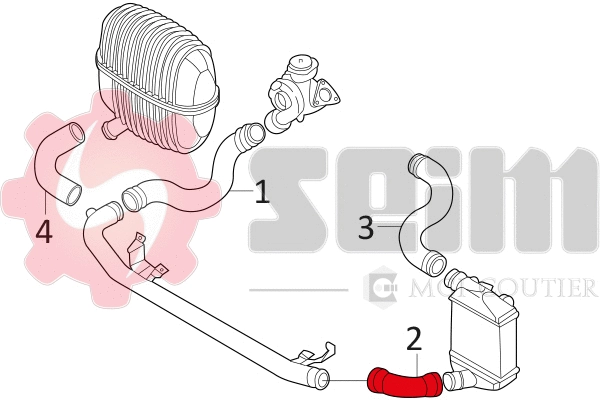 Charge Air Hose