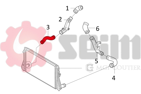 Charge Air Hose