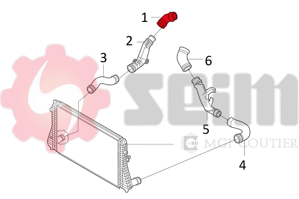 Charge Air Hose