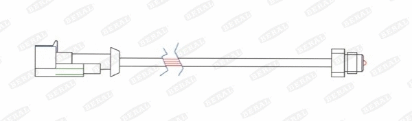 Warning Contact, brake pad wear (UAI207)