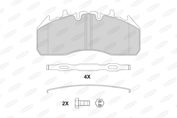 Brake Pad Set, disc brake (2921829004145674)