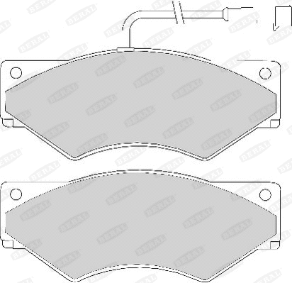 Brake Pad Set, disc brake (2910720004134753)