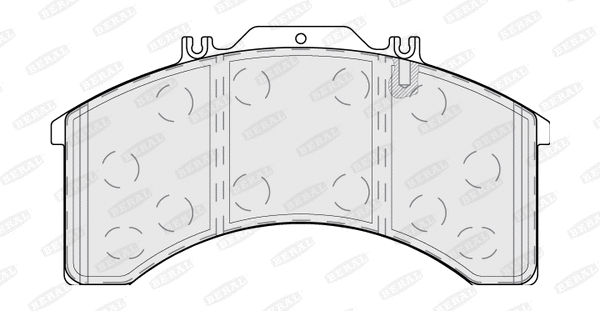 Brake Pad Set, disc brake (BCV29011T)