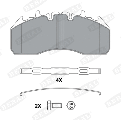 Brake Pad Set, disc brake (BCV29174TK)