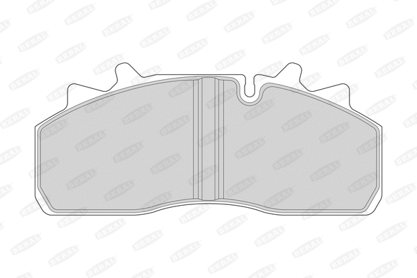Brake Pad Set, disc brake (2915930004045674)