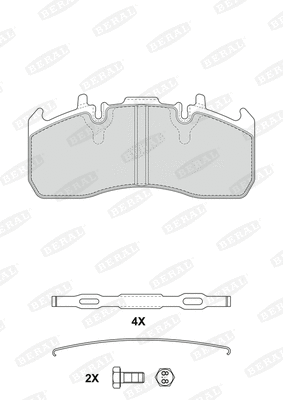 Brake Pad Set, disc brake (2917329004195724)