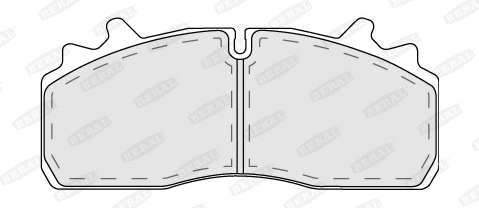 Brake Pad Set, disc brake (BCV29284T)