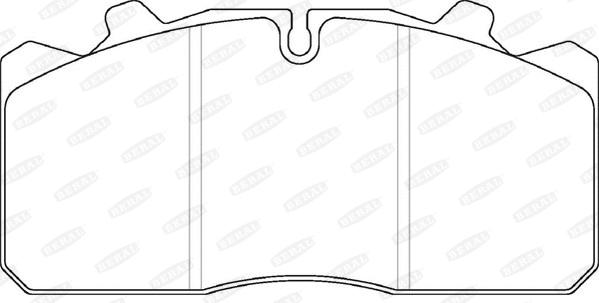 Brake Pad Set, disc brake (2908826004045234)