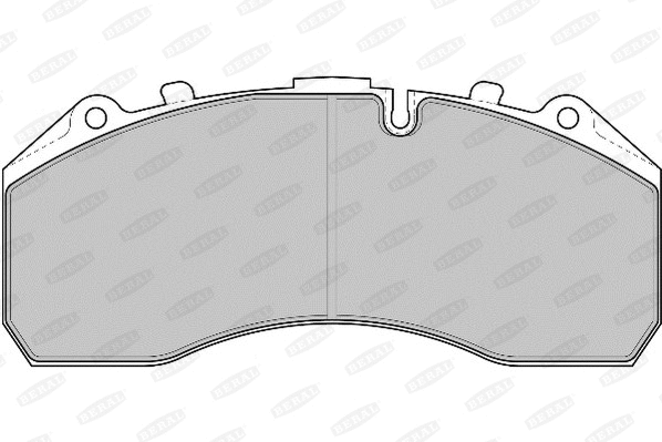 Brake Pad Set, disc brake (2910530004017224)