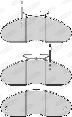 Brake Pad Set, disc brake (2098417004117085)