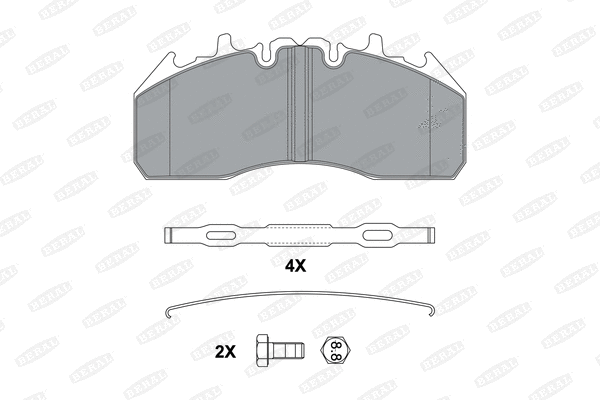 Brake Pad Set, disc brake (2917429004145674)